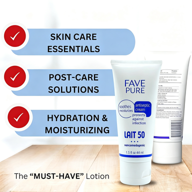 50 Antiseptic Cream – Post Hair Removal & Ingrown Hair Treatment, Cools & Soothes Skin, 1.5 Ounce