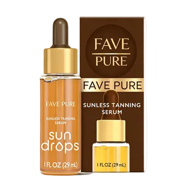 Natural Glow Instant Sun Drops, Sunless Tanning for Face and Body, Instant Sun Bronzing Drops, Oil Free, 1 Fl Oz | Sunless Tanning Drops for Face and Body, Buildable Bronze, Oil Free, Gradual Self Tanner, Streak-Free, Travel Size