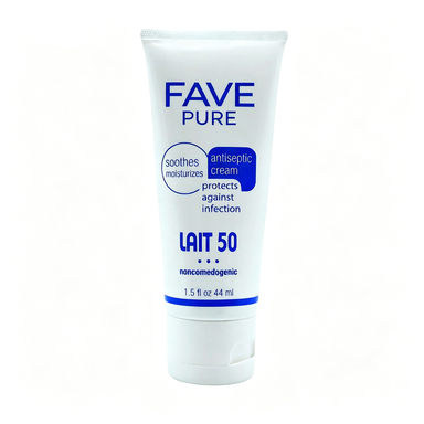50 Antiseptic Cream – Post Hair Removal & Ingrown Hair Treatment, Cools & Soothes Skin, 1.5 Ounce